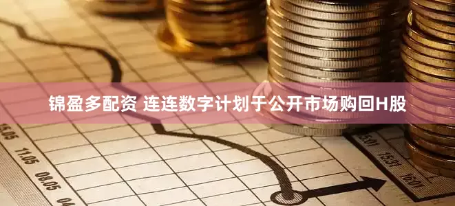 锦盈多配资 连连数字计划于公开市场购回H股